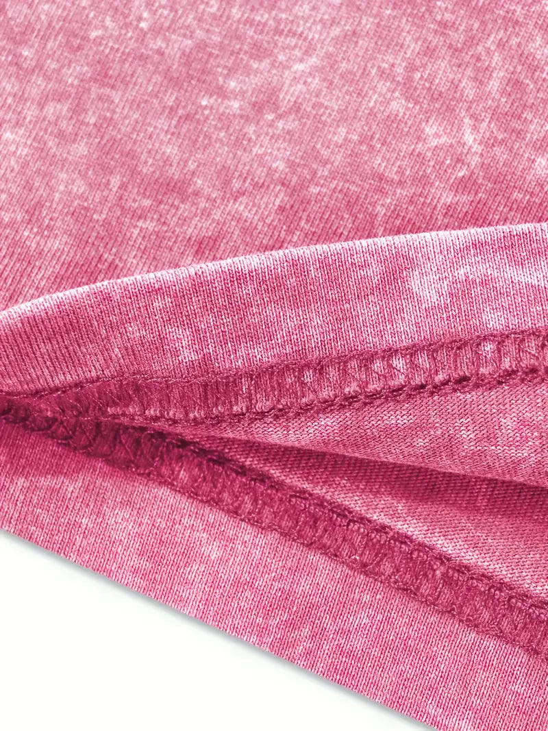 Heidi-Mode | Baumwoll-T-Shirt mit Rundhalsausschnitt