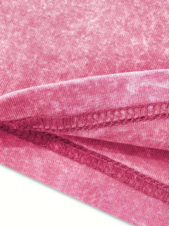 Heidi-Mode | Baumwoll-T-Shirt mit Rundhalsausschnitt