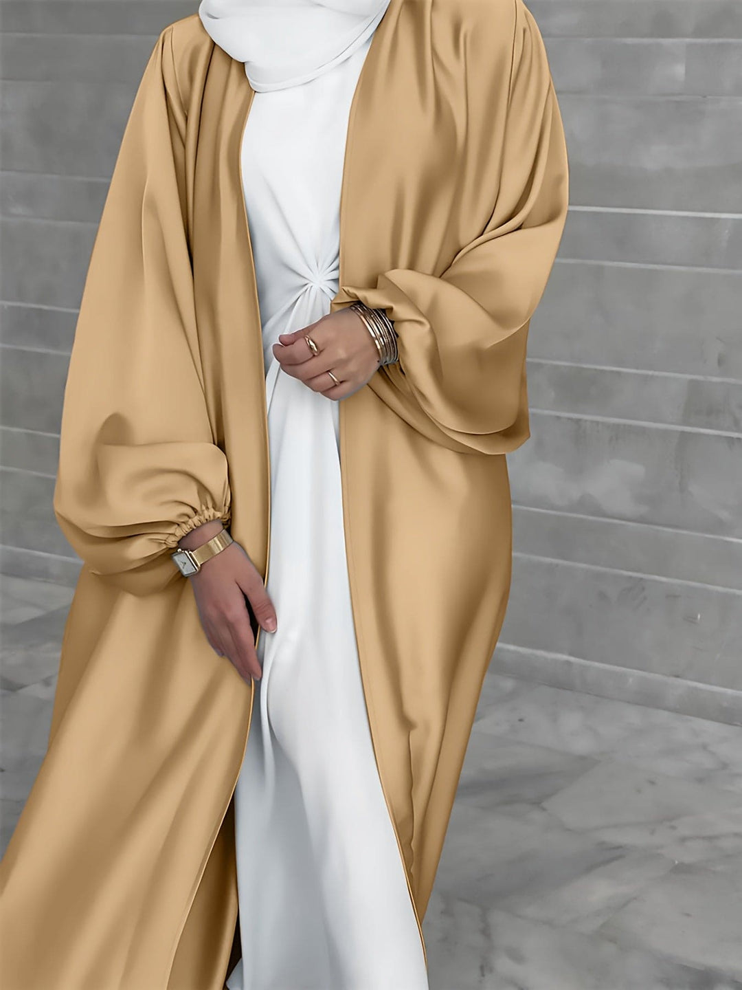 Abaya-Kleid mit Gürtel - Eva