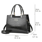 Heidi-Mode | Frauen glänzende handtasche