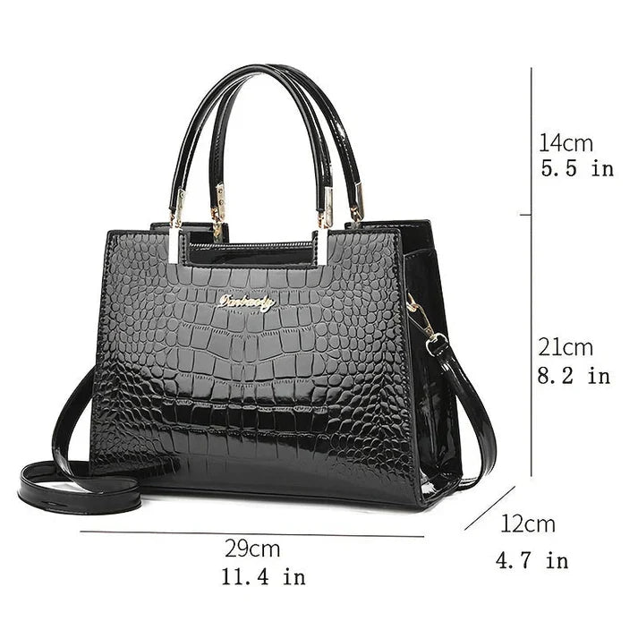 Heidi-Mode | Frauen glänzende handtasche