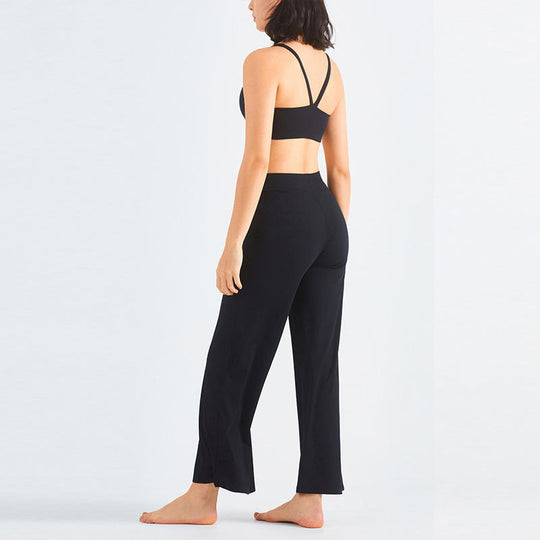 Nicole | Lockere Yoga-Hose mit Kordelzug und Schlaghose