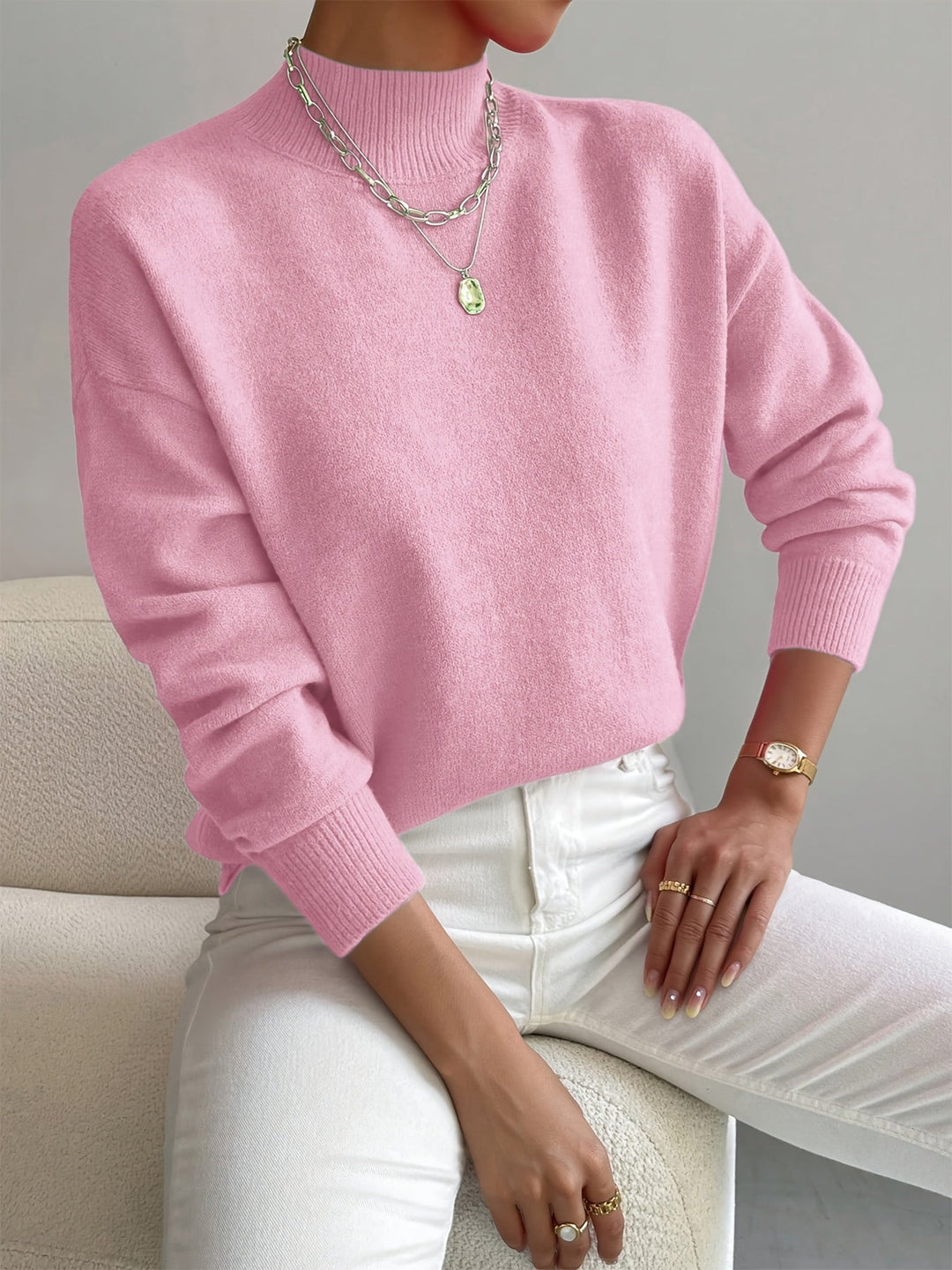Heidi-Mode | eleganter Rollkragenpullover