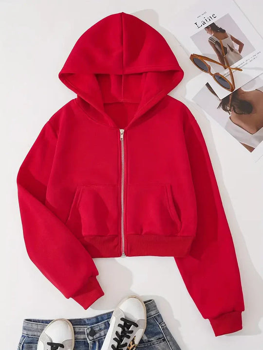 Heidi-Mode | Stylischer Zip-Up Hoodie