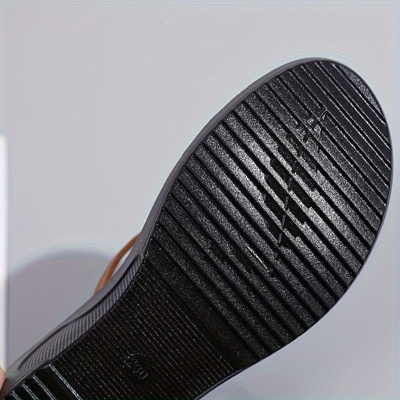 Heidi-Mode | Damenschuhe mit Keilabsatz: Bequem, Offen, Sommer, Slip-On-Design, Modisch