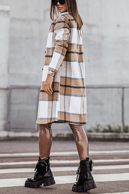 Heidi-Mode | Own The World Kariert Midi Mantel