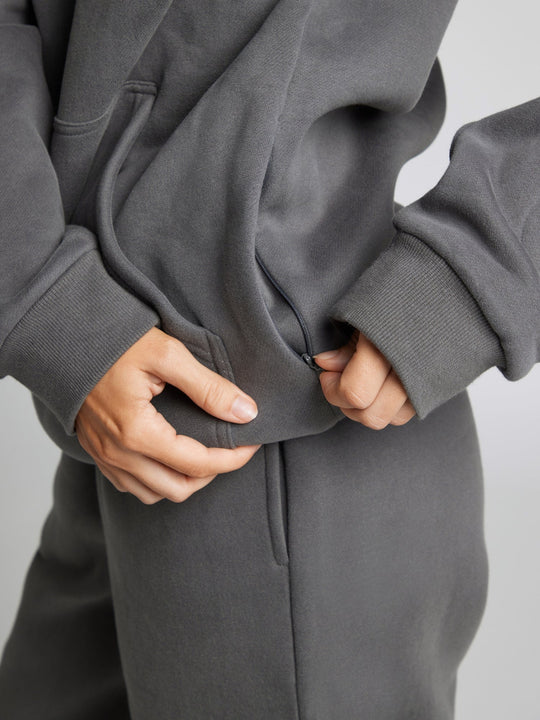 Heidi-Mode | Reise Kapuzenpullover mit Flugzeugmodus-Grafik