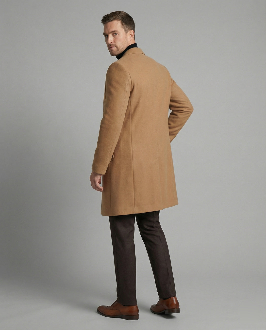 Heidi-Mode | Langer Trenchcoat für Herren