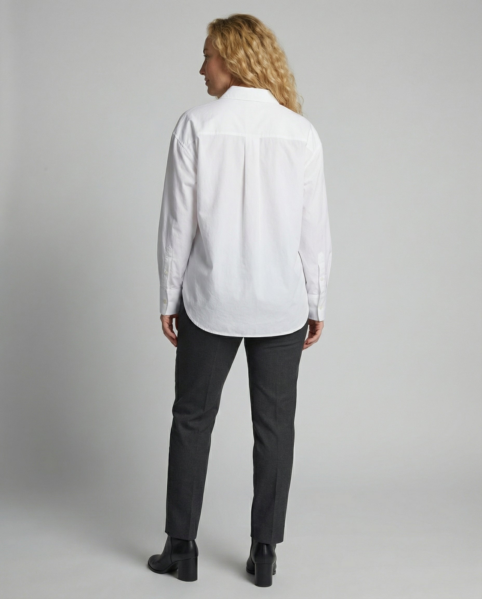 Heidi-Mode Langärmelige Bluse mit Bindeband