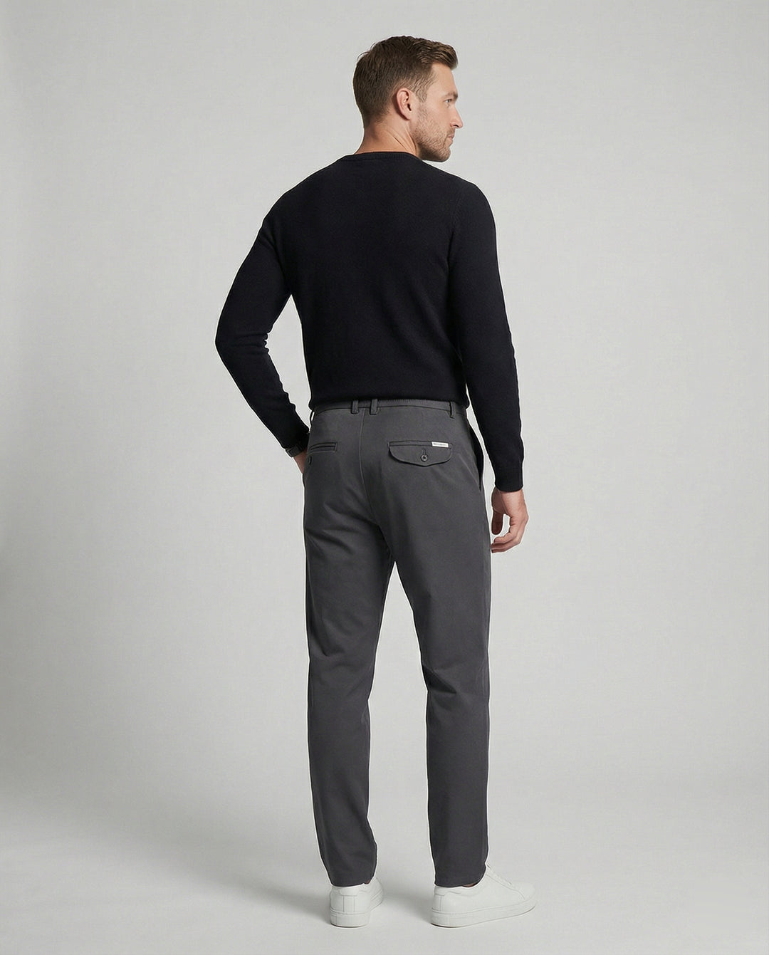 Herren Elegante Anzughose mit Struktur