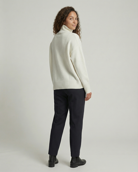 Damen kuscheliger Rollkragenpullover Heidi-Mode