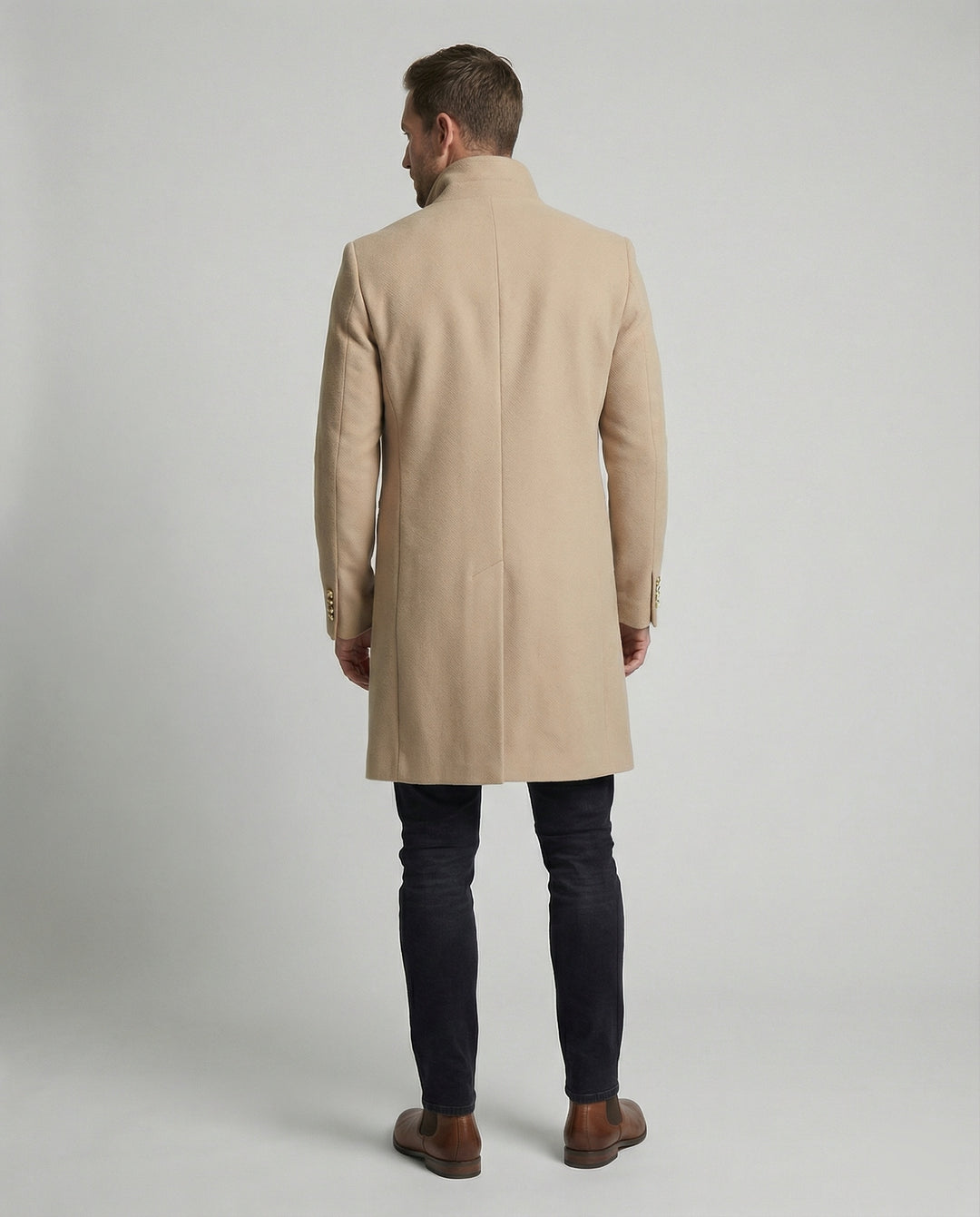 Heidi-Mode | Eleganter Wolltrenchcoat für Männer