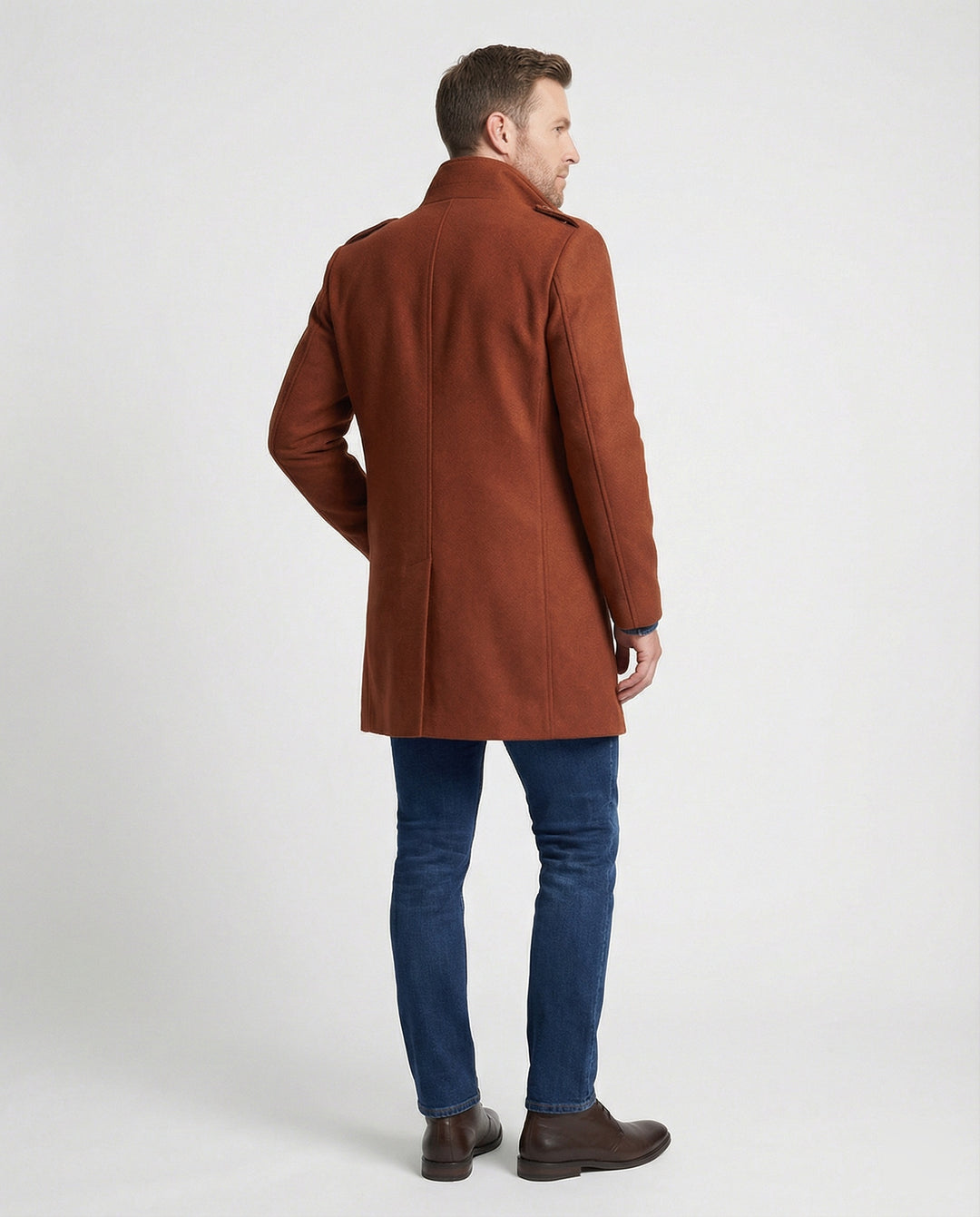 Herren stylische und langlebige Trenchcoat Heidi-Mode