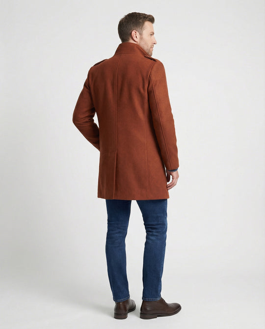 Herren stylische und langlebige Trenchcoat Heidi-Mode