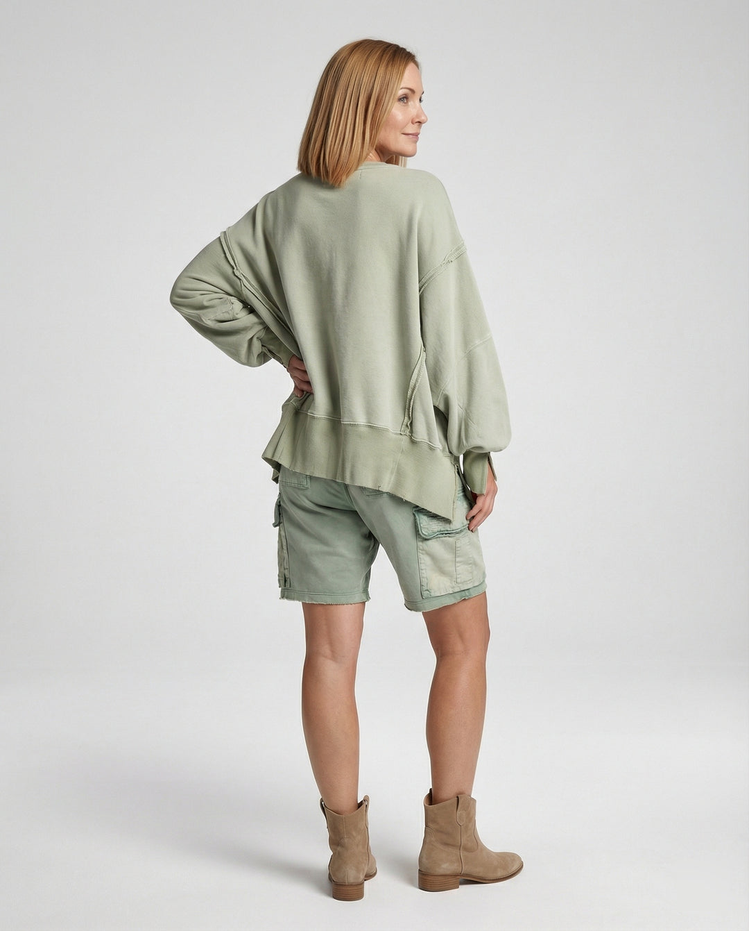 Freizeitkleidung Damen Oversize Sweatshirt