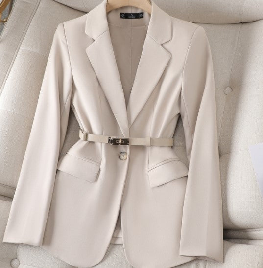 Heidi-Mode | Damen Blazer Lang, Stilvoll mit Gürtel für Elegante Outfits