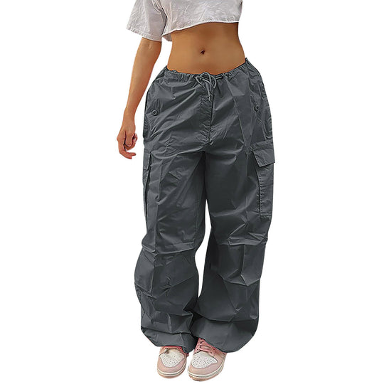 Heidi-Mode | Modische Damen Cargo Shorts mit Schnürung und Taschen
