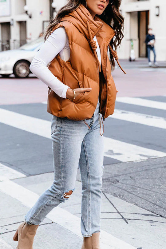 Heidi-Mode | Shelton mit Taschen Kapuzen-Pufferschweste