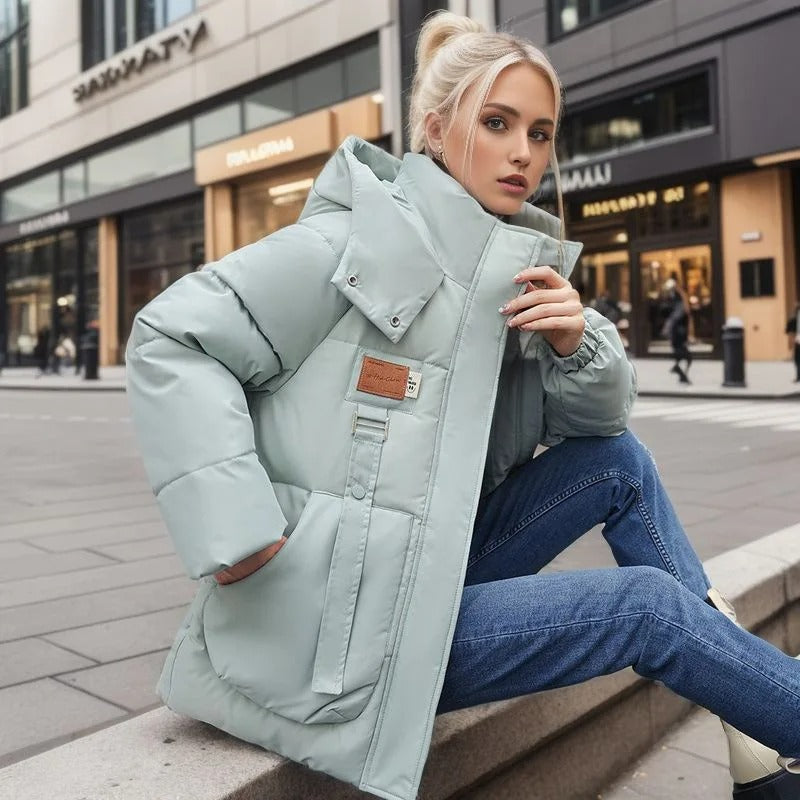 Heidi-Mode | Damen Gesteppter Puffer Mantel