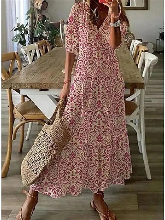 Heidi - Elegantes Maxi Sommerkleid für Damen