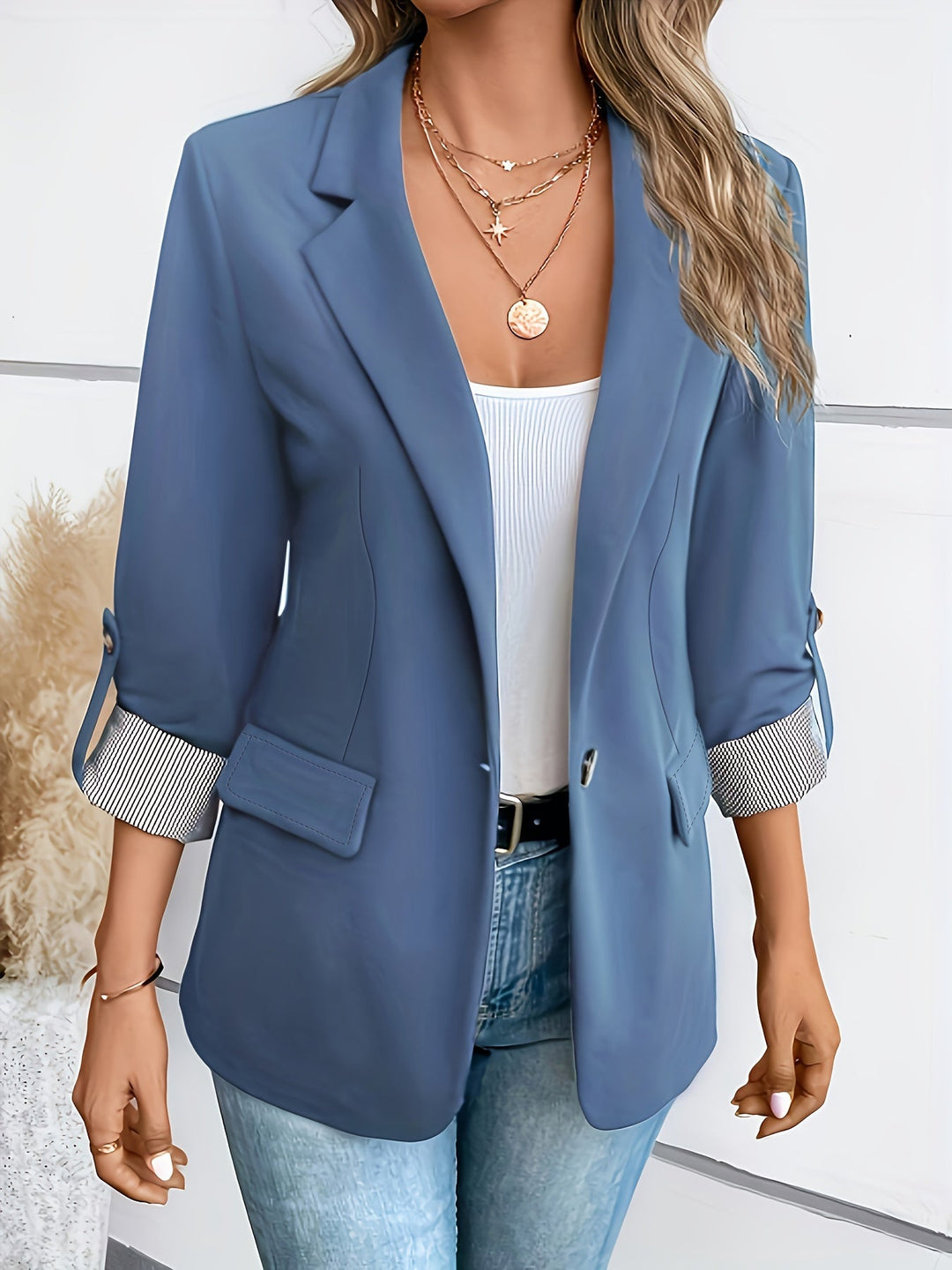 Heidi-Mode | Blazer mit Roll Up Ärmeln für Damen