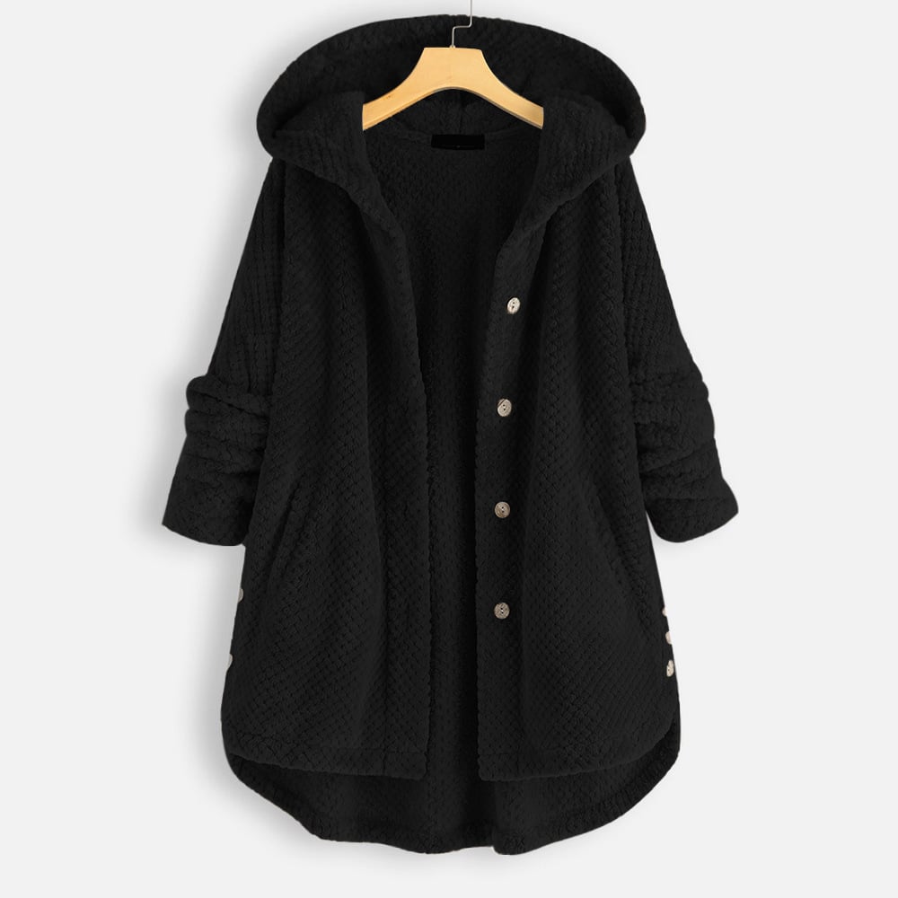Heidi-Mode | Veste Chaude En Peluche Avec Capuche
