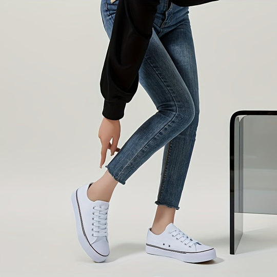 Heidi-Mode | Leichte Lässige Canvas Damensneaker