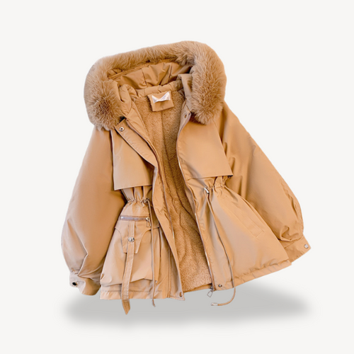 Heidi-Mode | Damen Kunstfell Gefütterte Parka Jacke