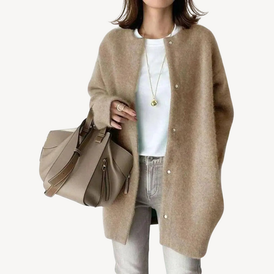 Heidi-Mode | Button-Down Wollcardigan für Damen