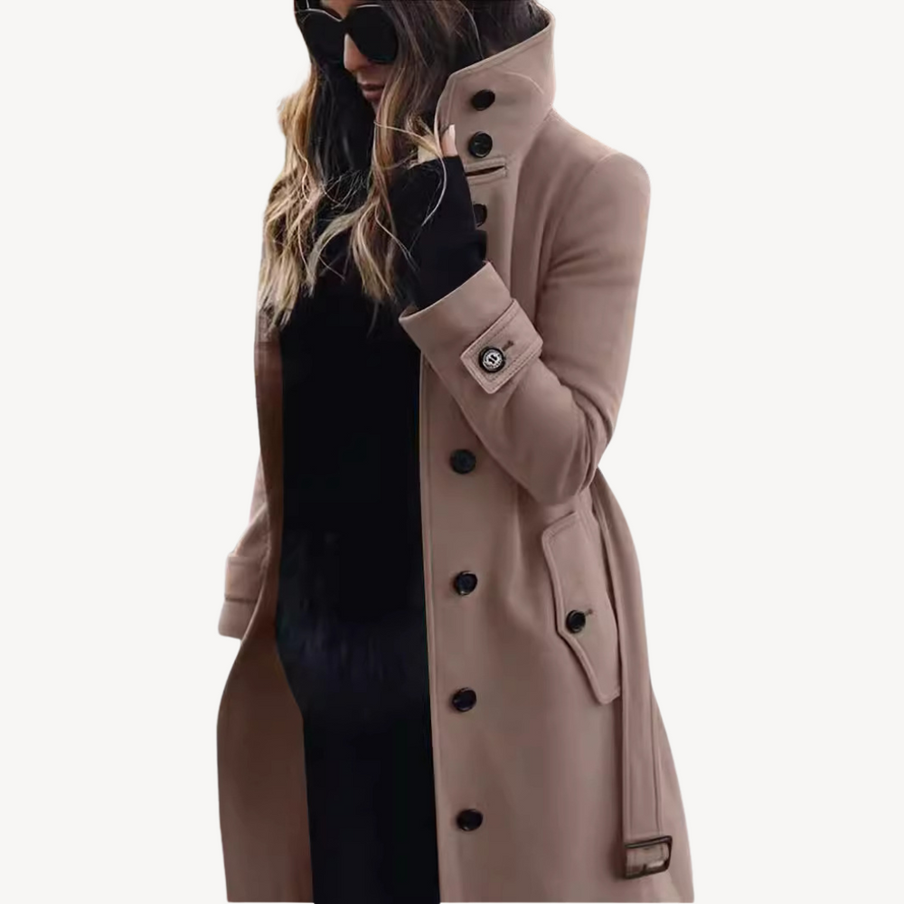 Heidi-Mode | Damen Wollmischung Trenchcoat