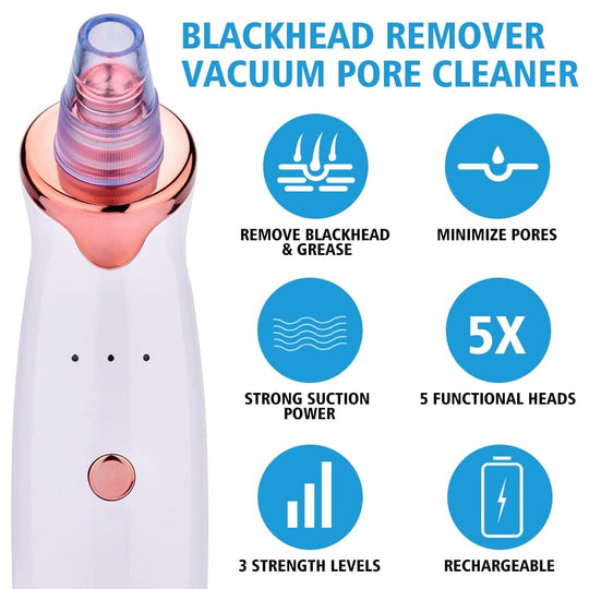 Heidi-Mode | Blackhead Instrument Elektrisch Saugwerkzeug Gesicht Wasch Instrument Schönheit Akne Reinigung Blackhead Saugwerkzeug
