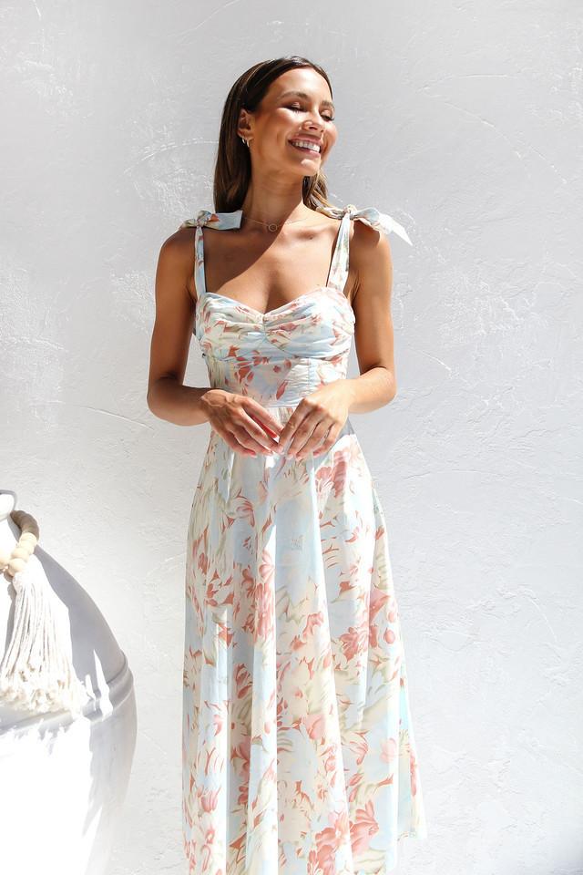 Frühling Midi-Kleid