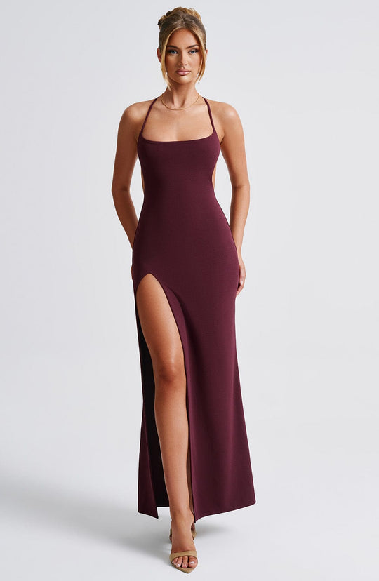 Heidi-Mode | Maxi Kleid Cherry Lack