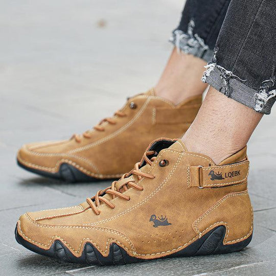 Heidi-Mode | Bequeme, Wasserdichte Herrenschuhe mit Schnürsenkeln