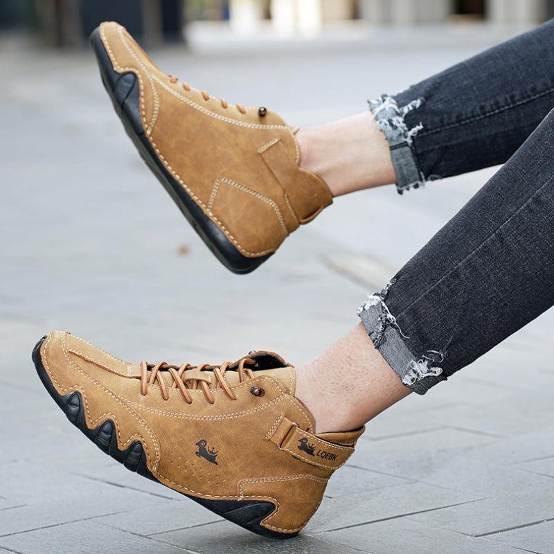 Heidi-Mode | Bequeme, Wasserdichte Herrenschuhe mit Schnürsenkeln