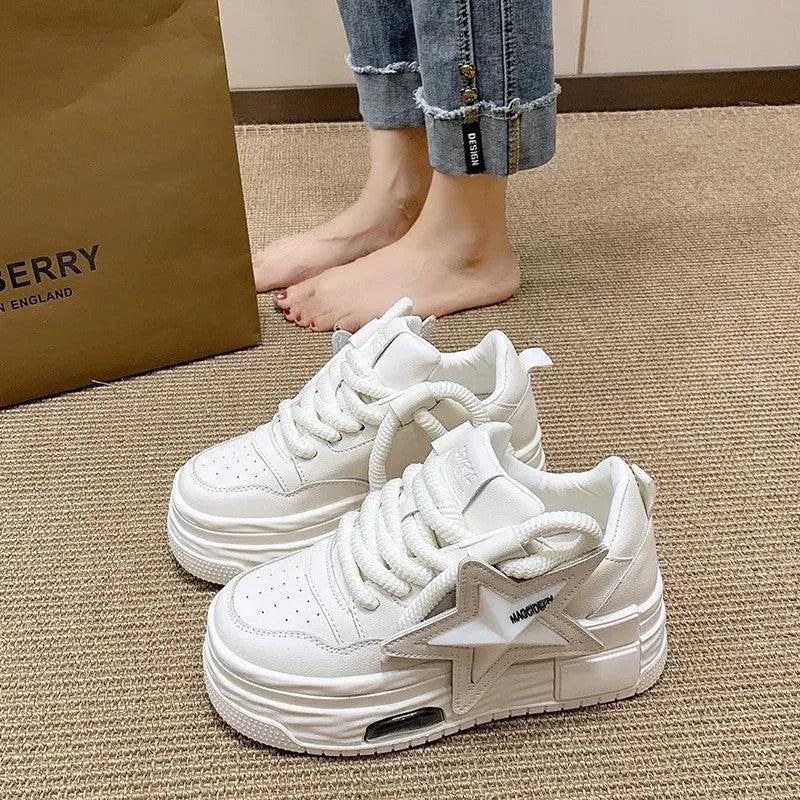 Heidi-Mode | Sneakers Donna mit Plateau und Stella