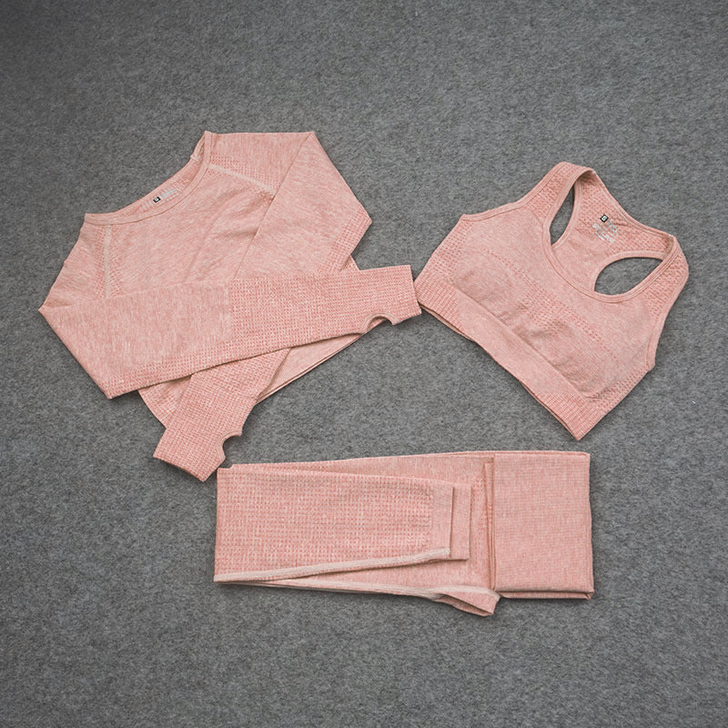 Schnelltrocknendes Enges Yogahosen-Set