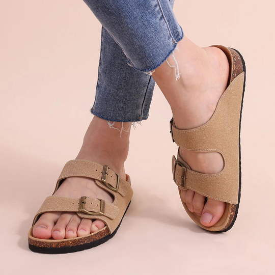 Heidi-Mode | Korksohle Sandalen Ausgezeichneter Halt