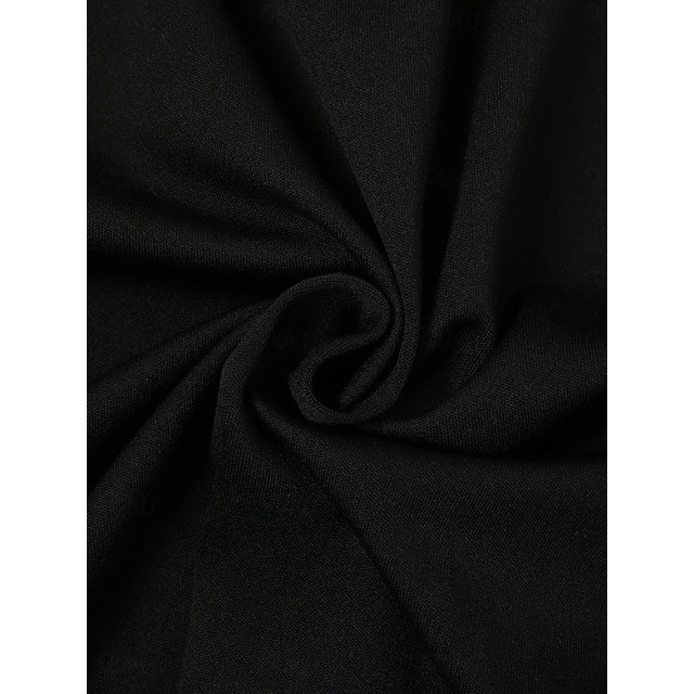 Heidi-Mode | Elegante Schwarze Damen Kleid mit Spitze