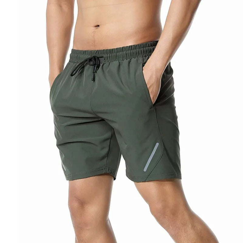 Heidi-Mode | Slim Fit Badehorts mit Seitentaschen aus Stretchstoff für Männer