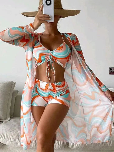 Heidi-Mode | Driedelige bikini zwempak voor vrouwen