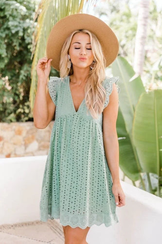 Sommerkleid im Boho-Stil mit kurzer Länge für Frauen