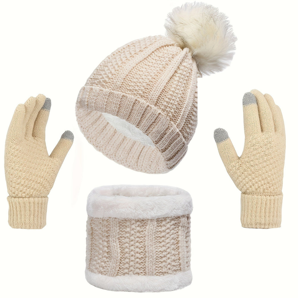 Heidi-Mode - Lässiges Winter Warm 3-teiliges Set für Frauen