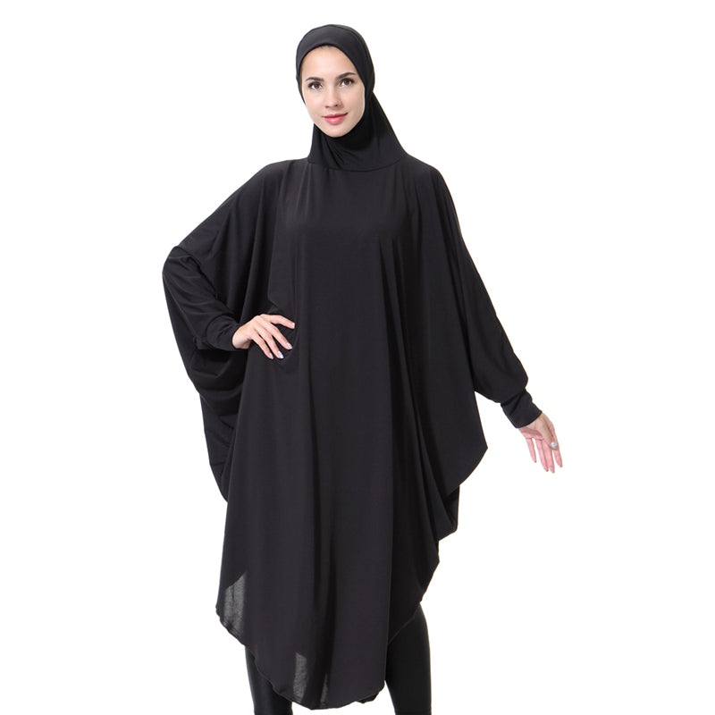 Heidi-Mode | Mikrofaser Lange Bön Jilbab mit Ärmeln für Arabische Frauen