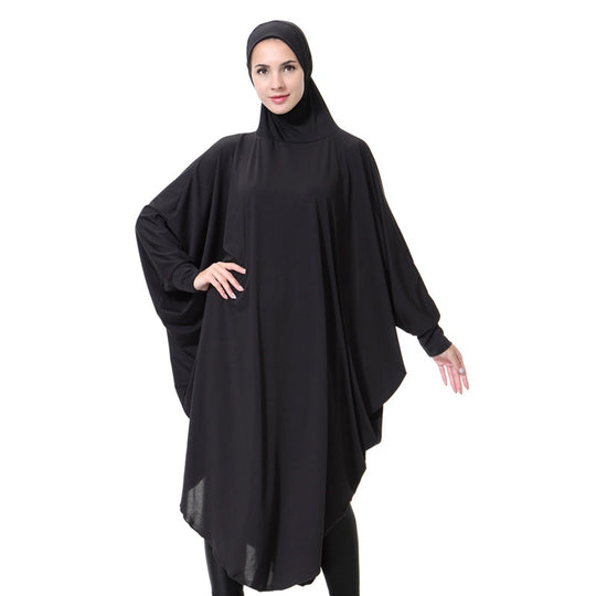 Heidi-Mode | Mikrofaser Lange Bön Jilbab mit Ärmeln für Arabische Frauen