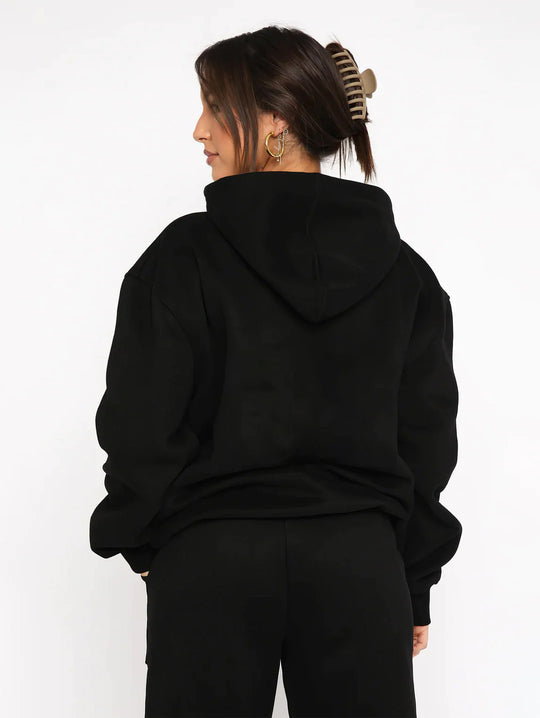 Schwarz Hoodie set