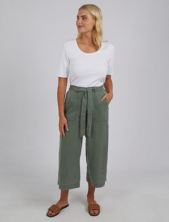 Heidi-Mode | Damen Relaxed Washed Pant Komfortabel
