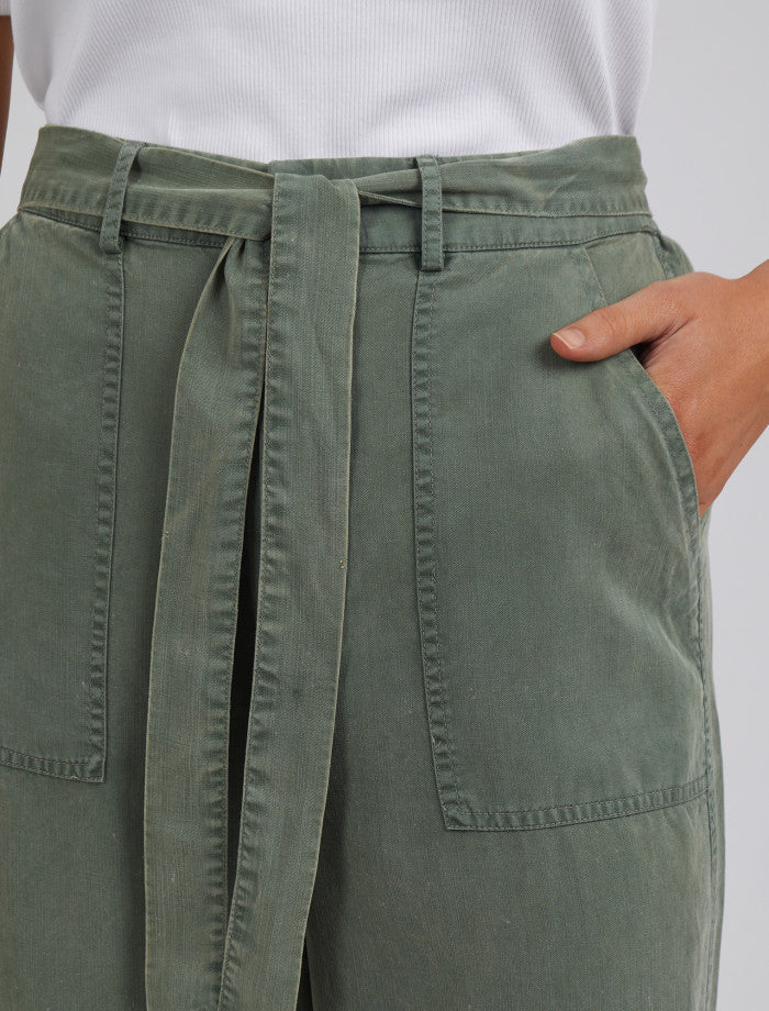Heidi-Mode | Damen Relaxed Washed Pant Komfortabel