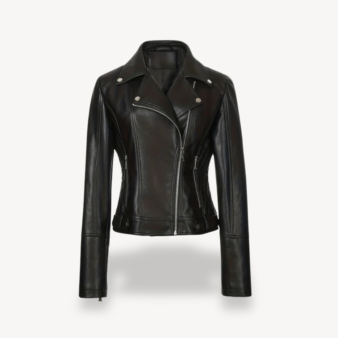 Heidi-Mode | Fake-Leder Bikerjacke für Frauen