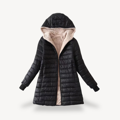 Heidi-Mode | Damen Sherpa Gefütterte Pufferjacke